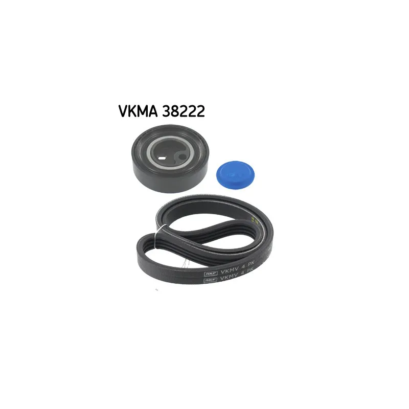 Jeu de courroies trapézoïdales à nervures SKF VKMA 38222
