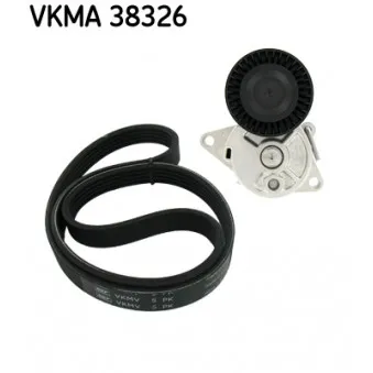 Jeu de courroies trapézoïdales à nervures SKF VKMA 38326