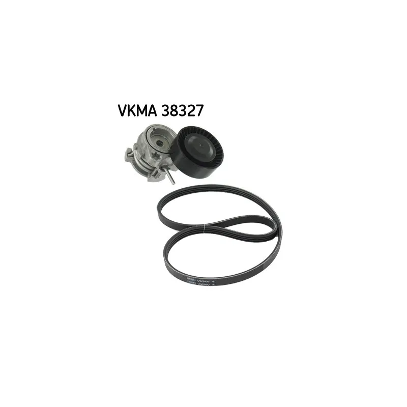 Jeu de courroies trapézoïdales à nervures SKF VKMA 38327