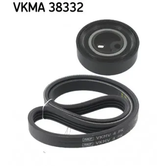 Jeu de courroies trapézoïdales à nervures SKF VKMA 38332