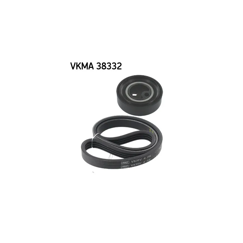 Jeu de courroies trapézoïdales à nervures SKF VKMA 38332