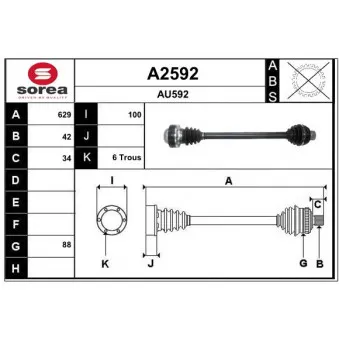 Arbre de transmission SNRA