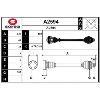 Arbre de transmission SNRA