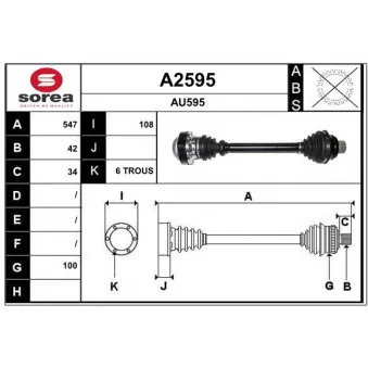 Arbre de transmission SNRA