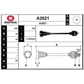 Arbre de transmission SNRA