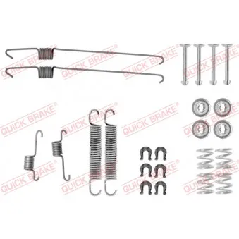 Kit d'accessoires, mâchoire de frein QUICK BRAKE 105-0001