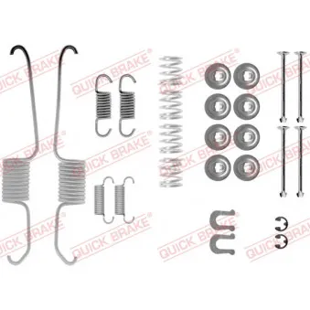 Kit d'accessoires, mâchoire de frein QUICK BRAKE 105-0003