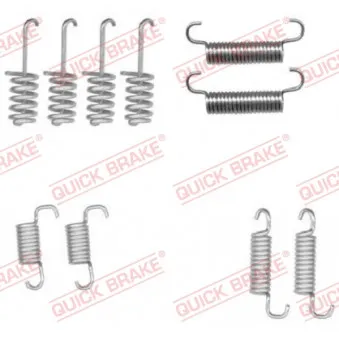 Kit d'accessoires, mâchoires de frein de stationnement QUICK BRAKE 105-0004