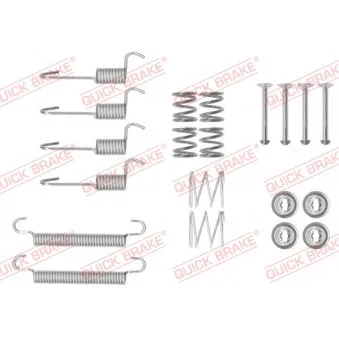 Kit d'accessoires, mâchoires de frein de stationnement QUICK BRAKE 105-0008