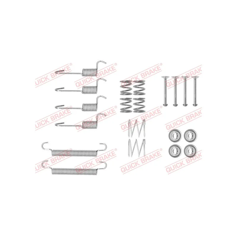 Kit d'accessoires, mâchoires de frein de stationnement QUICK BRAKE 105-0008