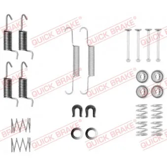 Kit d'accessoires, mâchoires de frein de stationnement QUICK BRAKE 105-0010