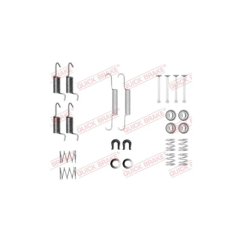 Kit d'accessoires, mâchoires de frein de stationnement QUICK BRAKE 105-0010