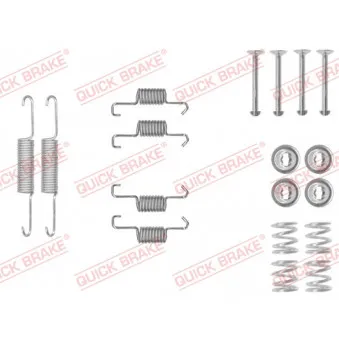 Kit d'accessoires, mâchoires de frein de stationnement QUICK BRAKE 105-0011