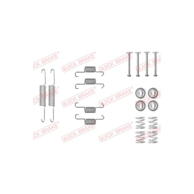 Kit d'accessoires, mâchoires de frein de stationnement QUICK BRAKE 105-0011