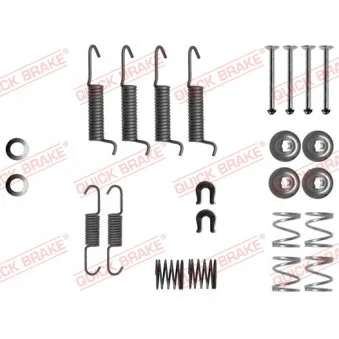 Kit d'accessoires, mâchoires de frein de stationnement QUICK BRAKE 105-0016