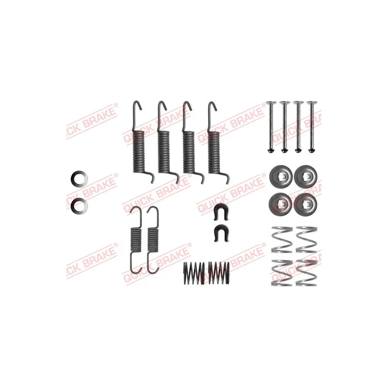 Kit d'accessoires, mâchoires de frein de stationnement QUICK BRAKE 105-0016
