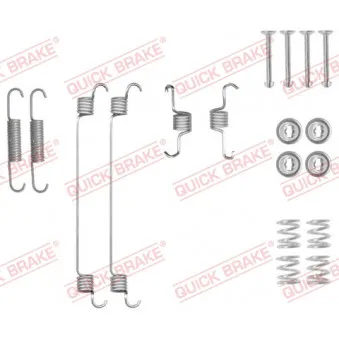 Kit d'accessoires, mâchoire de frein QUICK BRAKE 105-0018