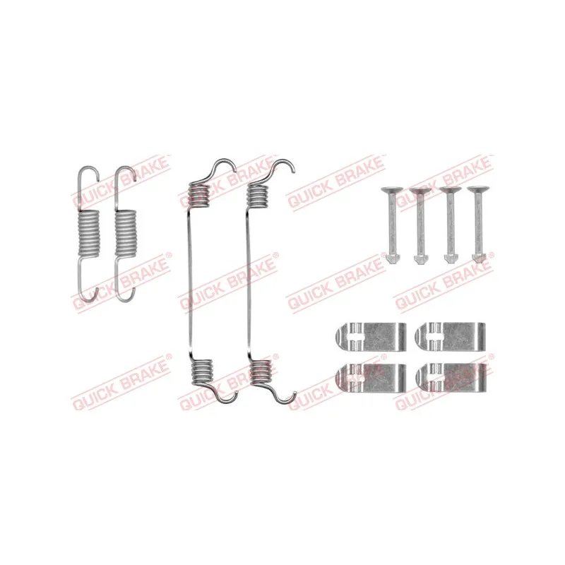 Kit d'accessoires, mâchoires de frein de stationnement QUICK BRAKE 105-0019