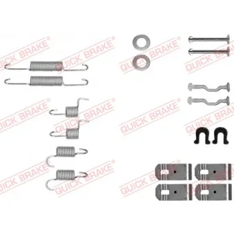 Kit d'accessoires, mâchoires de frein de stationnement QUICK BRAKE 105-0028