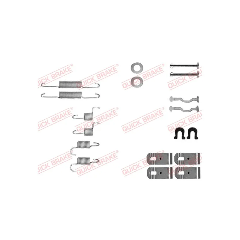 Kit d'accessoires, mâchoires de frein de stationnement QUICK BRAKE 105-0028
