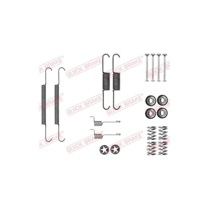 Kit d'accessoires, mâchoires de frein de stationnement QUICK BRAKE 105-0037