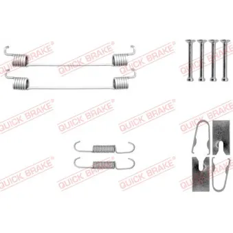 Kit d'accessoires, mâchoire de frein QUICK BRAKE 105-0040