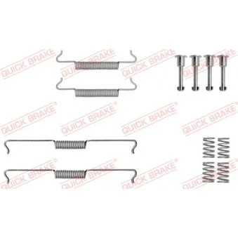 Kit d'accessoires, mâchoires de frein de stationnement QUICK BRAKE 105-0041