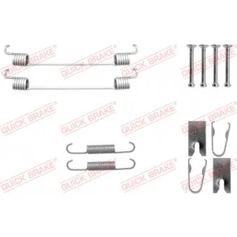 Kit d'accessoires, mâchoire de frein QUICK BRAKE 105-0042