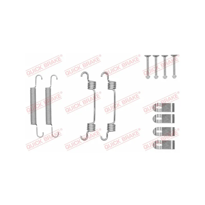 Kit d'accessoires, mâchoires de frein de stationnement QUICK BRAKE 105-0044