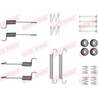 Kit d'accessoires, mâchoires de frein de stationnement QUICK BRAKE 105-0046