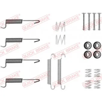 Kit d'accessoires, mâchoires de frein de stationnement QUICK BRAKE 105-0047