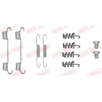 Kit d'accessoires, mâchoires de frein de stationnement QUICK BRAKE 105-0051