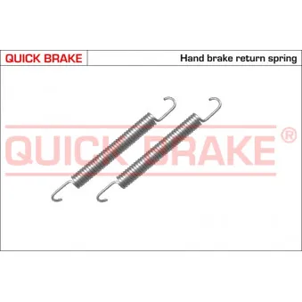 Kit d'accessoires, mâchoires de frein de stationnement QUICK BRAKE 105-0480
