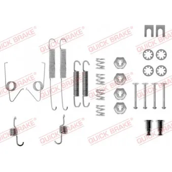 Kit d'accessoires, mâchoire de frein QUICK BRAKE 105-0614