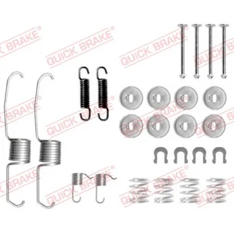Kit d'accessoires, mâchoire de frein QUICK BRAKE 105-0637