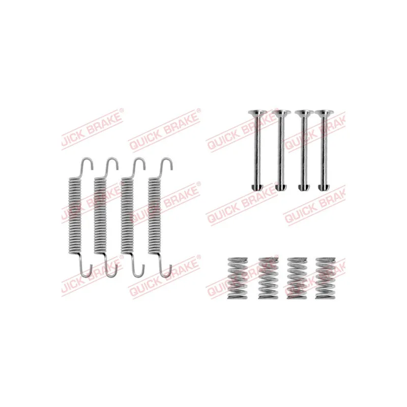 Kit d'accessoires, mâchoires de frein de stationnement QUICK BRAKE 105-0667