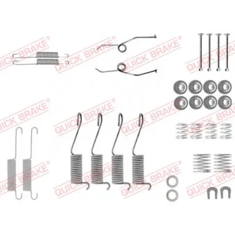 Kit d'accessoires, mâchoire de frein QUICK BRAKE 105-0697