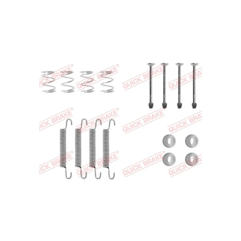 Kit d'accessoires, mâchoires de frein de stationnement QUICK BRAKE 105-0711
