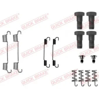 Kit d'accessoires, mâchoires de frein de stationnement QUICK BRAKE 105-0716