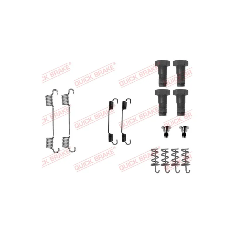 Kit d'accessoires, mâchoires de frein de stationnement QUICK BRAKE 105-0716