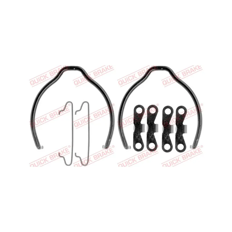 Kit d'accessoires, mâchoires de frein de stationnement QUICK BRAKE 105-0721