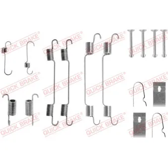 Kit d'accessoires, mâchoire de frein QUICK BRAKE 105-0722