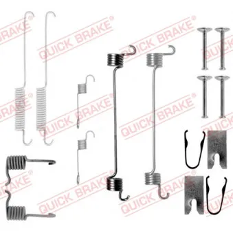 Kit d'accessoires, mâchoire de frein QUICK BRAKE 105-0749