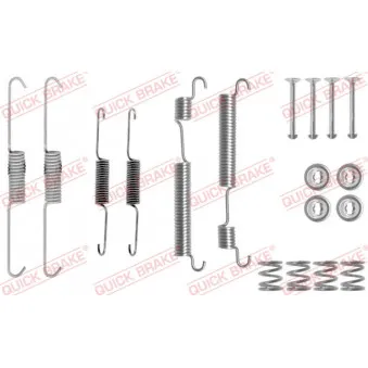 Kit d'accessoires, mâchoire de frein QUICK BRAKE 105-0770