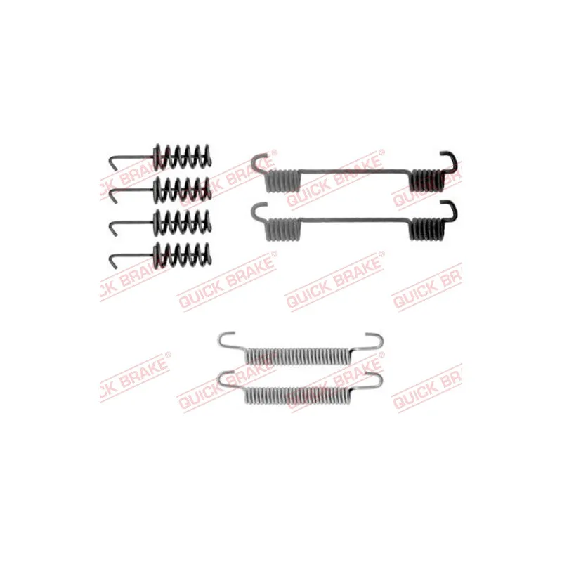 Kit d'accessoires, mâchoires de frein de stationnement QUICK BRAKE 105-0775