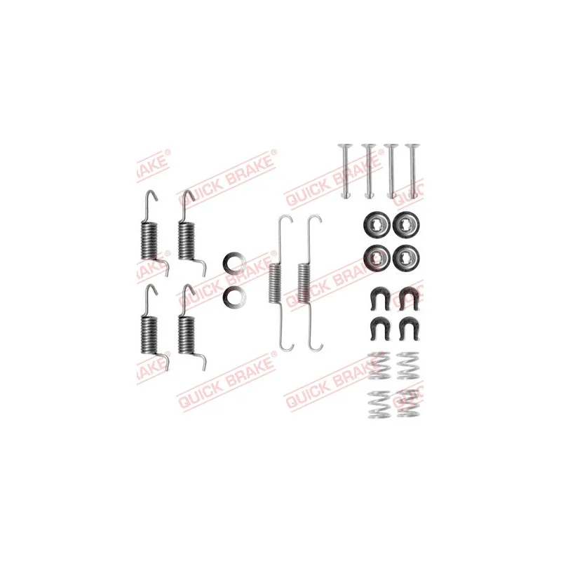 Kit d'accessoires, mâchoires de frein de stationnement QUICK BRAKE 105-0788