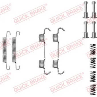 Kit d'accessoires, mâchoires de frein de stationnement QUICK BRAKE 105-0801