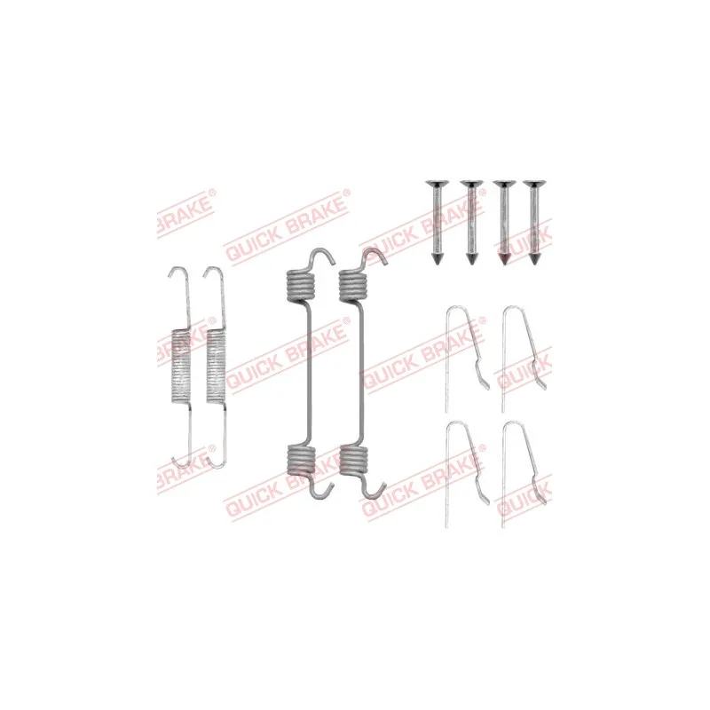 Kit d'accessoires, mâchoires de frein de stationnement QUICK BRAKE 105-0808