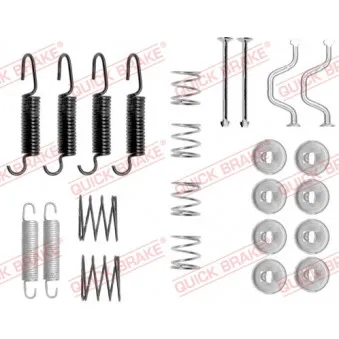 Kit d'accessoires, mâchoires de frein de stationnement QUICK BRAKE 105-0816