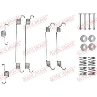 Kit d'accessoires, mâchoire de frein QUICK BRAKE 105-0820